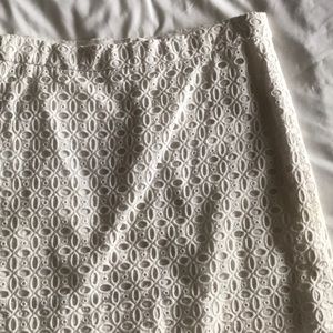 Eyelet J. Crew skirt